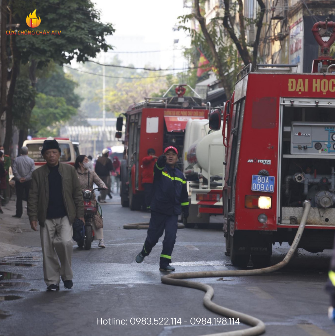 Cháy tại Hà Đông